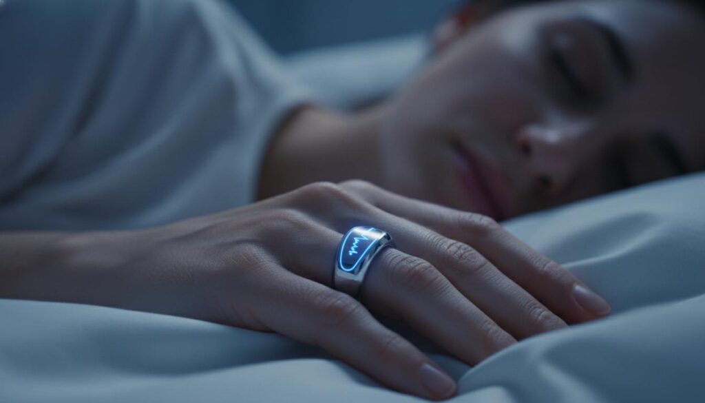 The Natural Sleep Cycle of Humans: A Comprehensive 2026 Guide 3 Person sleeping wearing a biometric sleep tracking ring